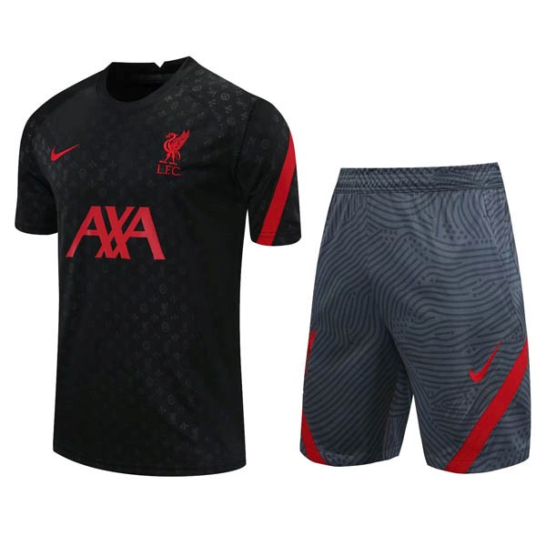 Entrenamiento Liverpool Conjunto Completo 2020-21 Negro Gris